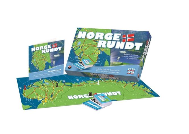 Hovedbilde Norge Rundt Spillet - Morsomt og lærerikt ...