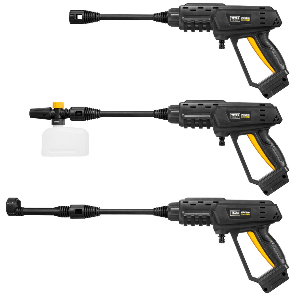 Texas høytrykkspyler batteri 20V WGX2000 u/bat og lader 90063295