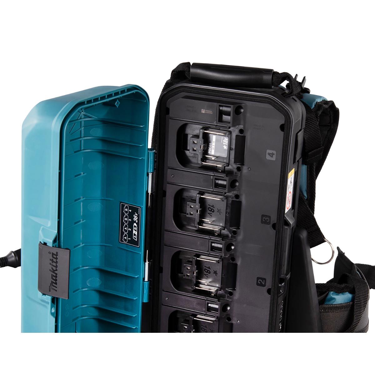 Makita Batteri Ryggsekk Med 4 Batteriporter LXT ® Li-ion 191A64-2 PDC01