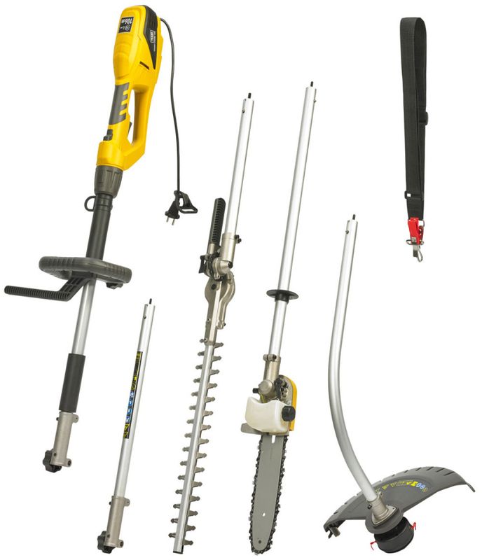 Elektrisk Hekksaks, Grensag & Gresstrimmer - Texas 4-i-1 Smart multimaskin 230v nettstrøm