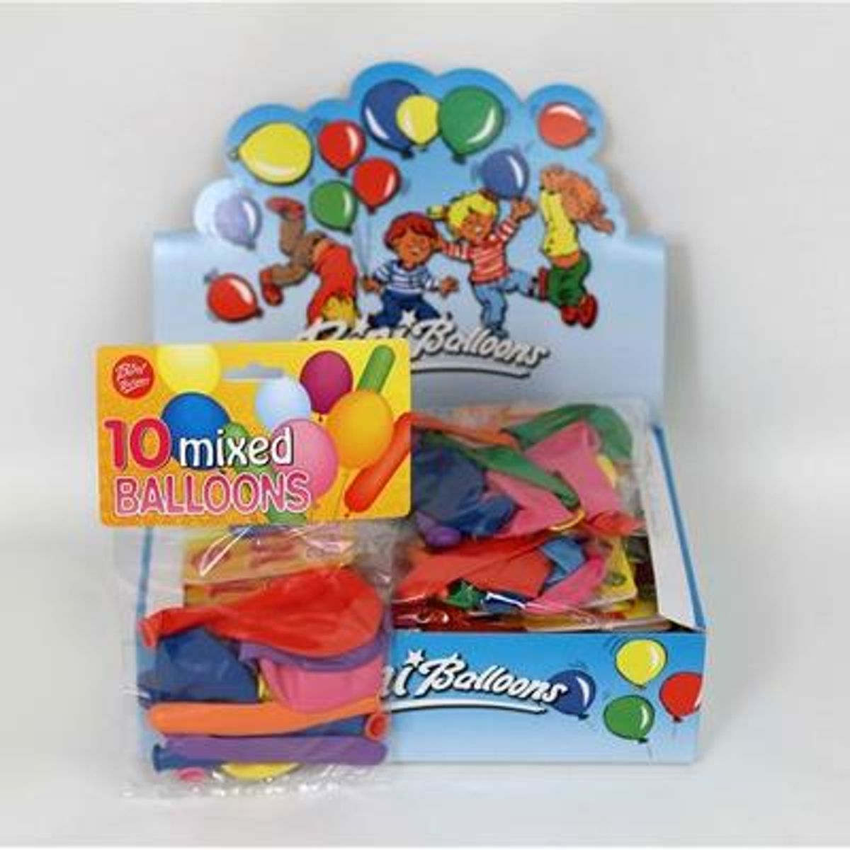 Ballonger 10 pk. - Assorterte Størrelser Og Farger