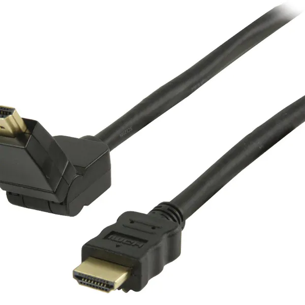 Hovedbilde HDMI-Kabel 5 Meter dreibar kontak - High Speed - ...