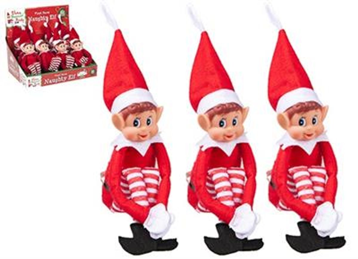 Rampenisse 30cm Myk Stoff Nisse- Julelek