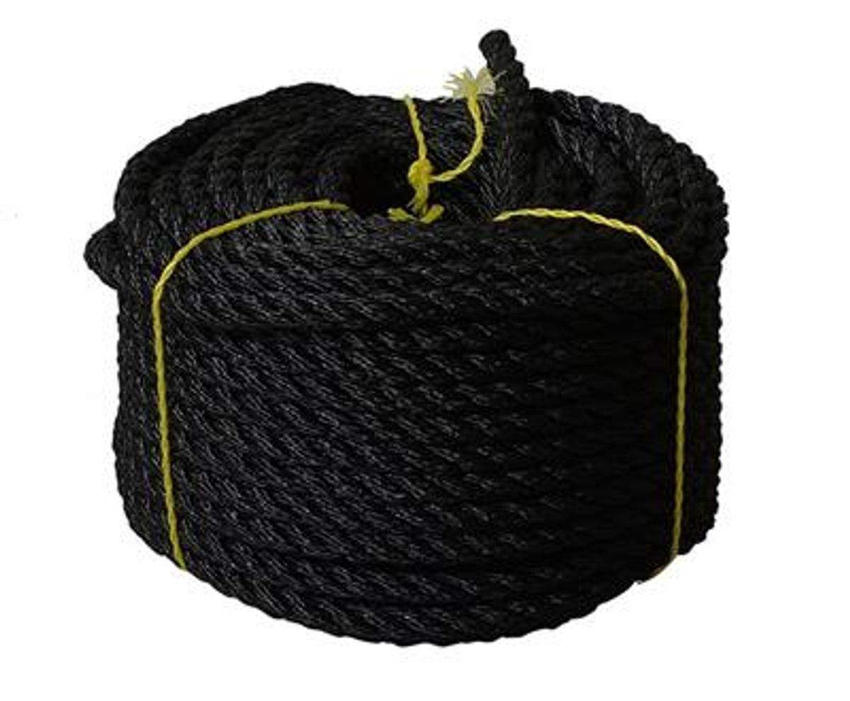 Tau - Synke - Teinetau 8mm x 30 Meter - Svart
