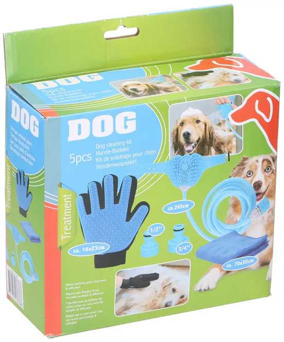 Hovedbilde Bade - Stellesett for Hund - 5 deler