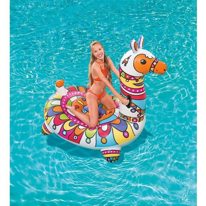 Hovedbilde Badeleke Bestway Lama Ride-On 193x151cm