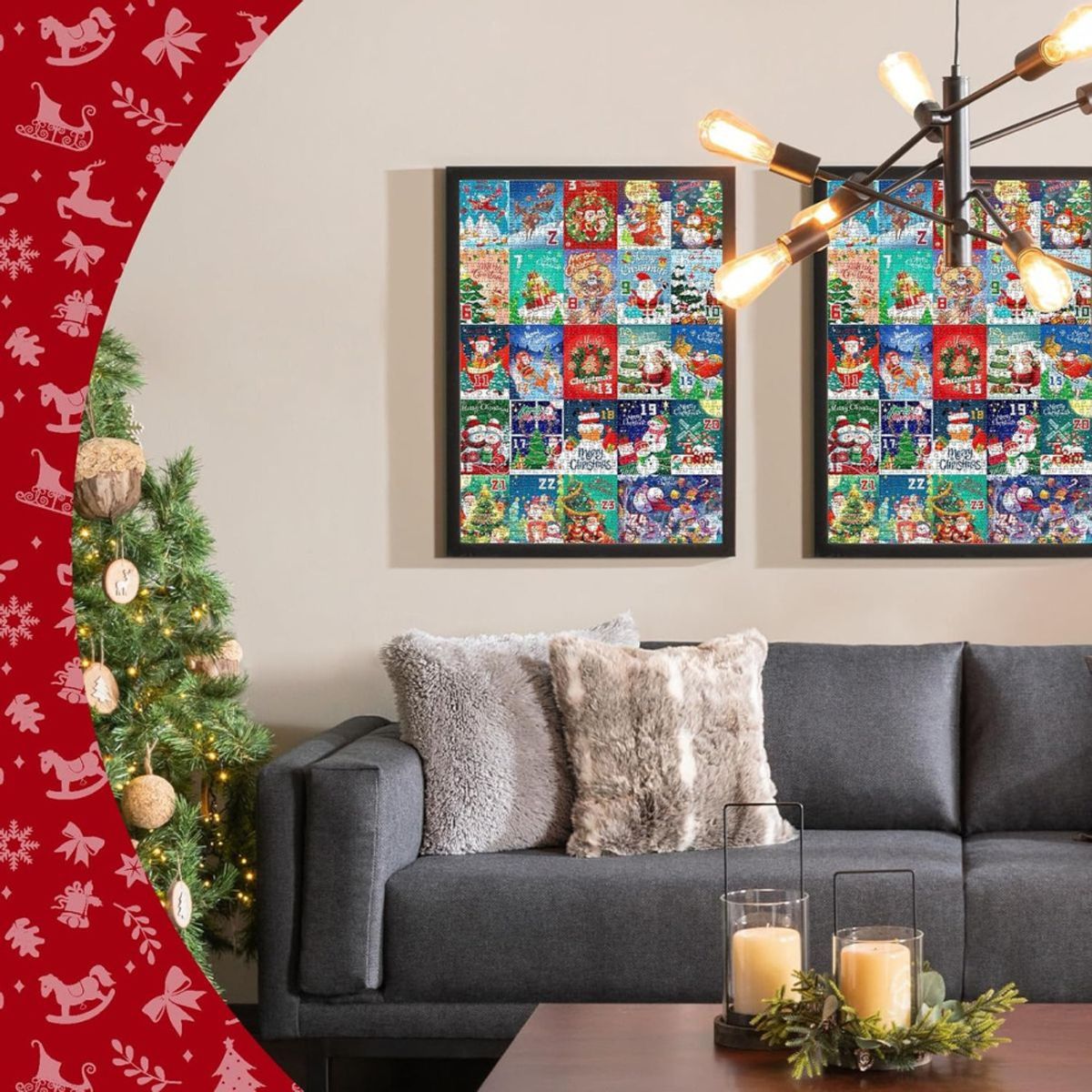 Adventskalender - Julekalender - Nostalgiske puslespill