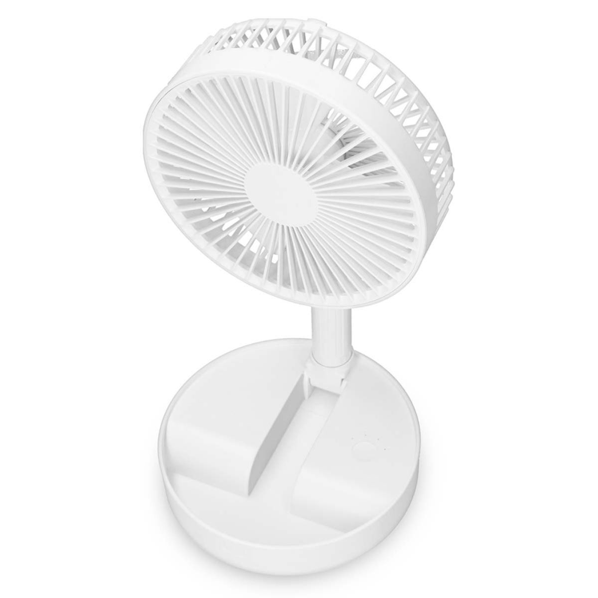 Bordvifte - Bærbar vifte - Pidestallvifte - 20 cm diameter - oppladbar - Lang driftstid