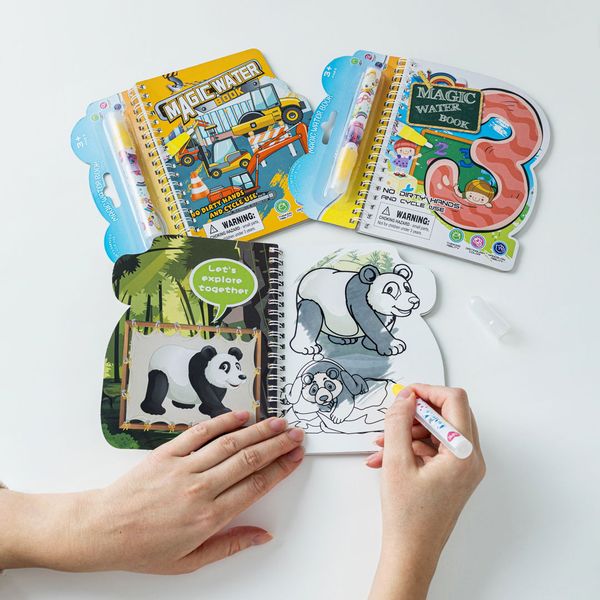 Hovedbilde Magiske malebøker - Gjenbrukbare - Helt uten søl