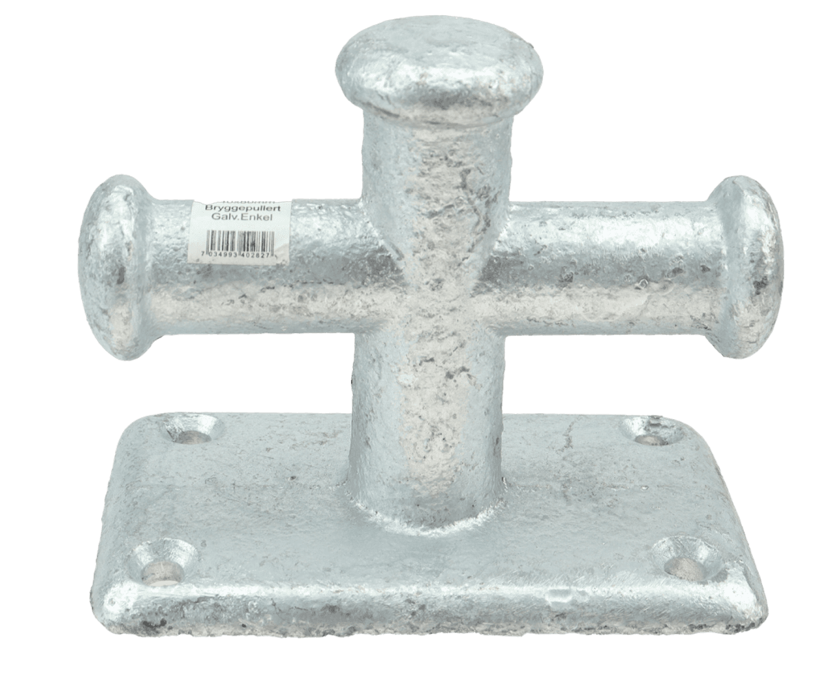 Bryggepuller Enkel 110x60mm Varmgalvanisert