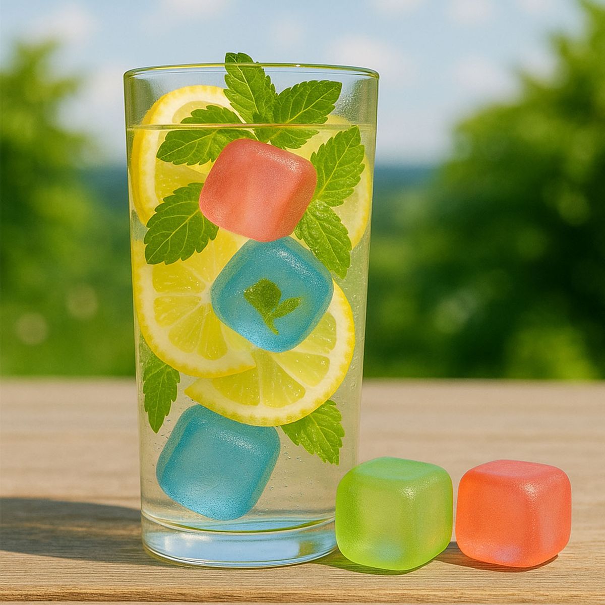 Isbitsett, Gjennbrukbare Isbiter i pakke med 18 stk