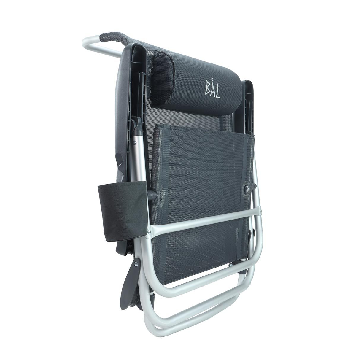 Strandstol Aluminium - Comfort - Bål - Kan legges helt ned og tilpasses mye