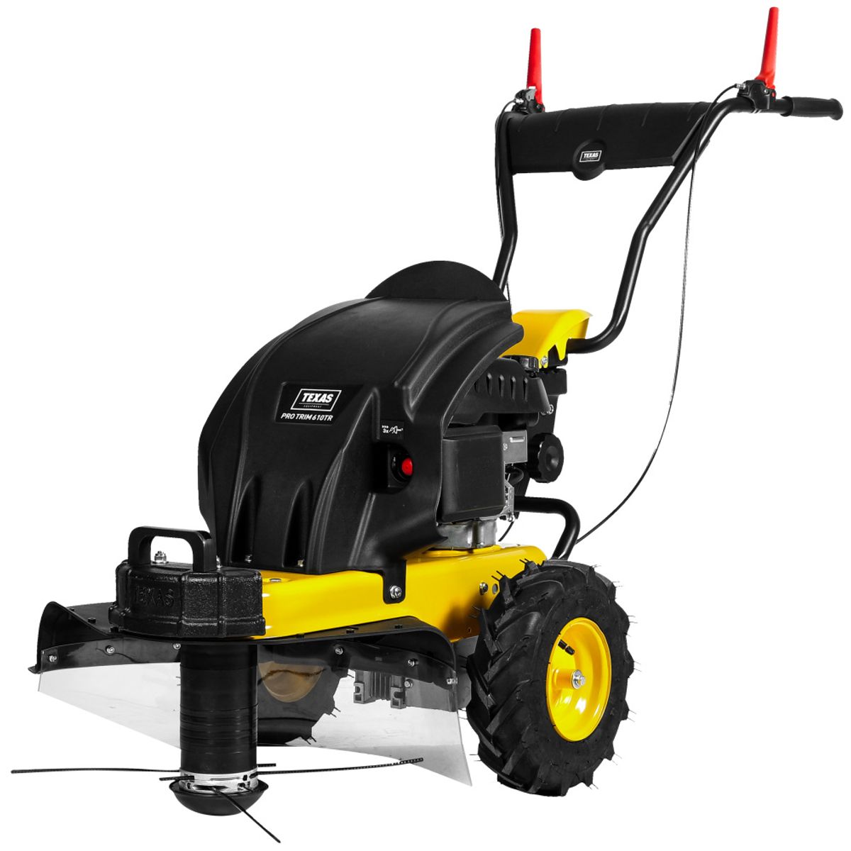 Selvgående Bensindrevet Trimmer på hjul 173cc med sidejusterbart styre Texas Pro Trim 610TR