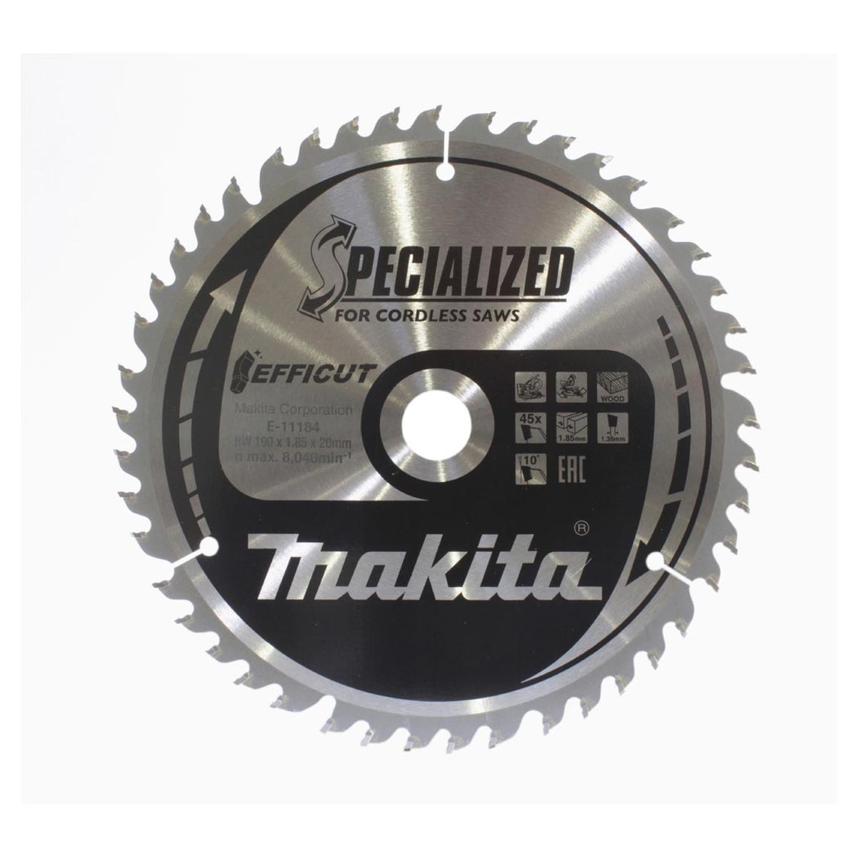 Makita Sirkelsagblad Efficut 190 mm Tre E-11184