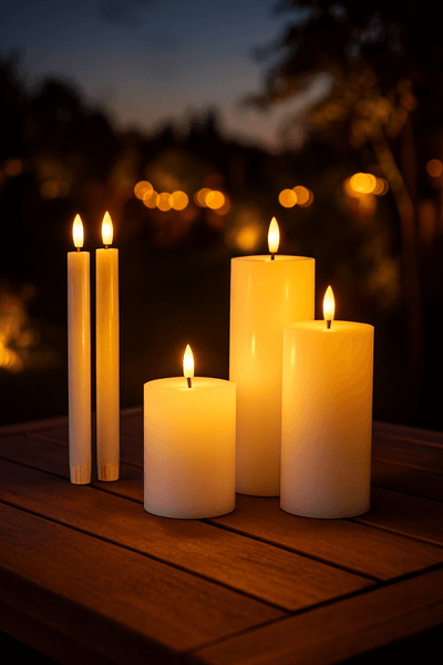 Hovedbilde Stearinlys Elektriske Led-Lys i Pakke med 5 stk - ...