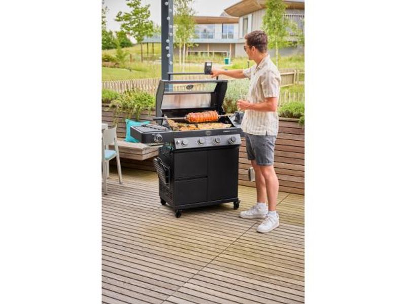 Rösle Videro Pro G4-S Gassgrill 139 x 58 x 118 cm - 20500 watt - Svart