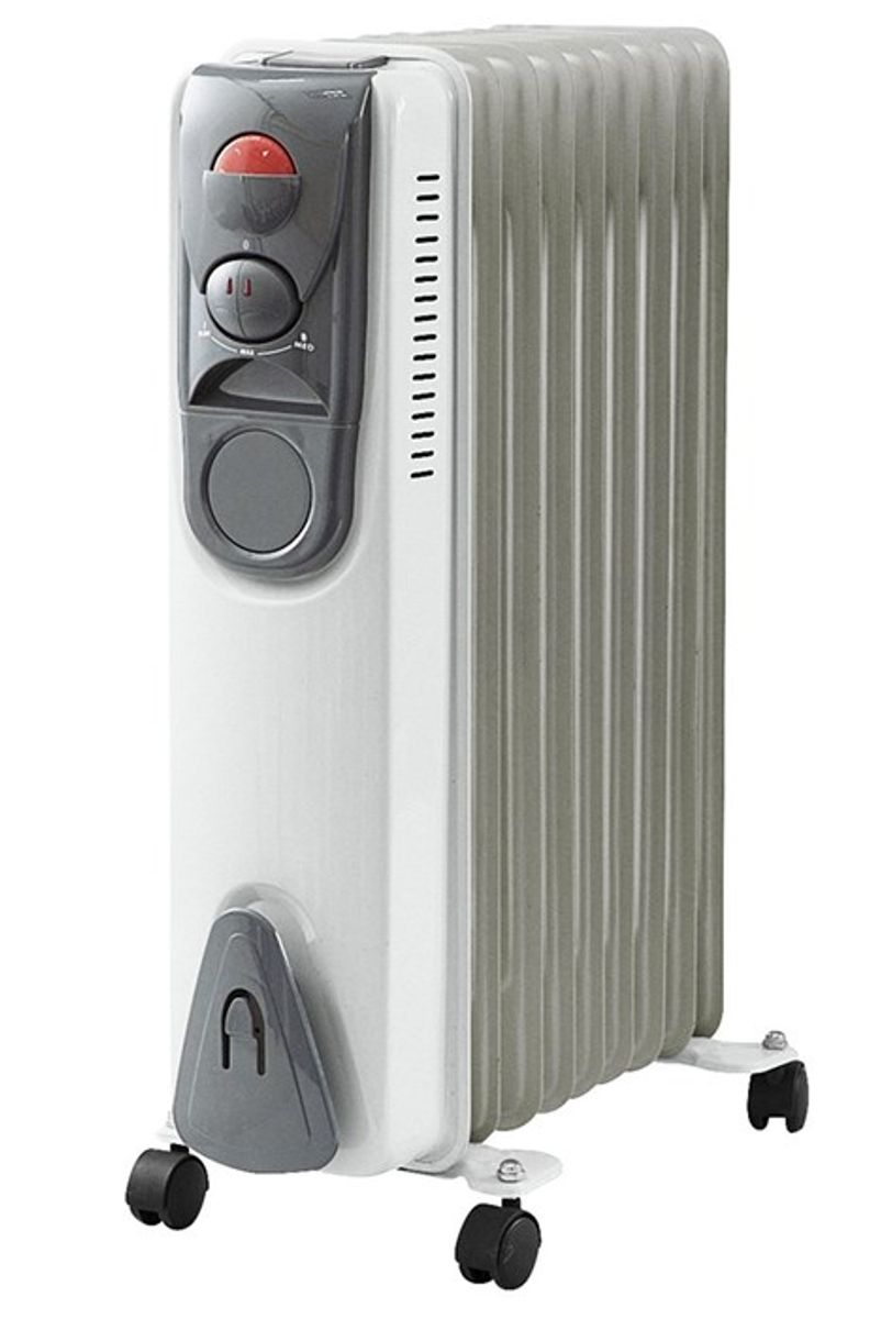 Varmeovn - Oljefylt Radiatorovn 2000 watt Termostatstyrt - PARTIKJØP
