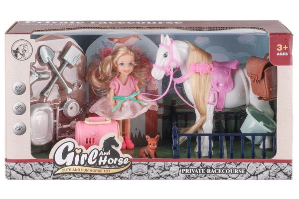 Hovedbilde Dukkesett med Hest