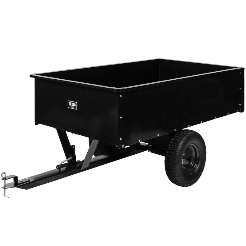 Texas stor tippvogn til plentraktor 154x95x35 cm 300kg 90053030