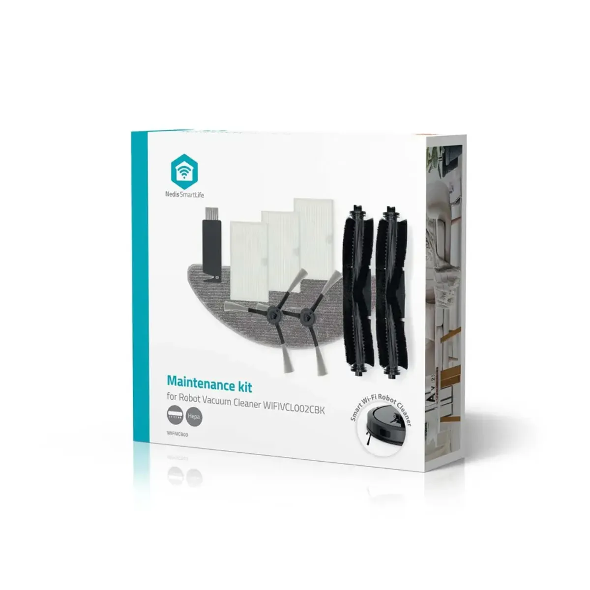 Reservdeler til Nedis WIFIVCL002CBK  Robotstøvsuger