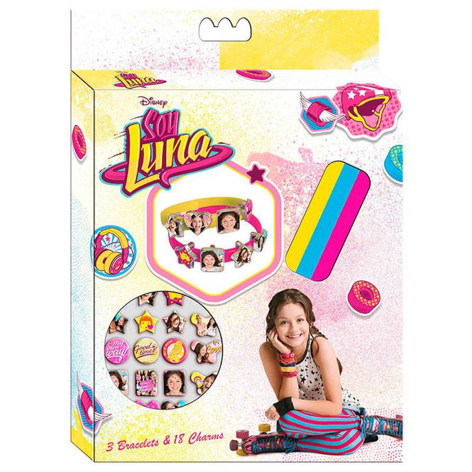 Hovedbilde Armbånd Fra Soy Luna 3 stk med 18 Anheng du kan ...