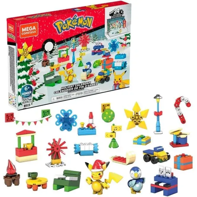 Hovedbilde Pokemon Mega Construx Adventskalender
