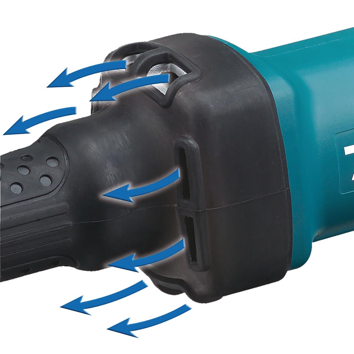 Makita Rettsliper 400W 6mm GDO600