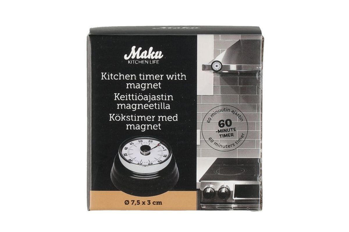 Kjøkkentimer - Eggtimer med Magnetfeste - Maku