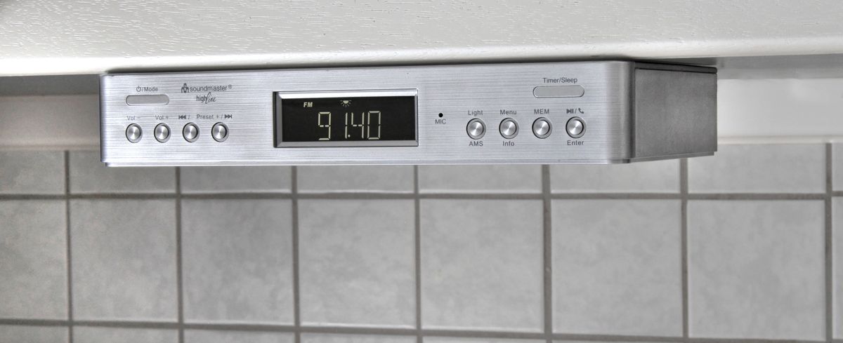 DAB+ Kjøkkenradio - Underskap DAB+ Radio med Bluetooth og Koketimer - Soundmaster HighLine