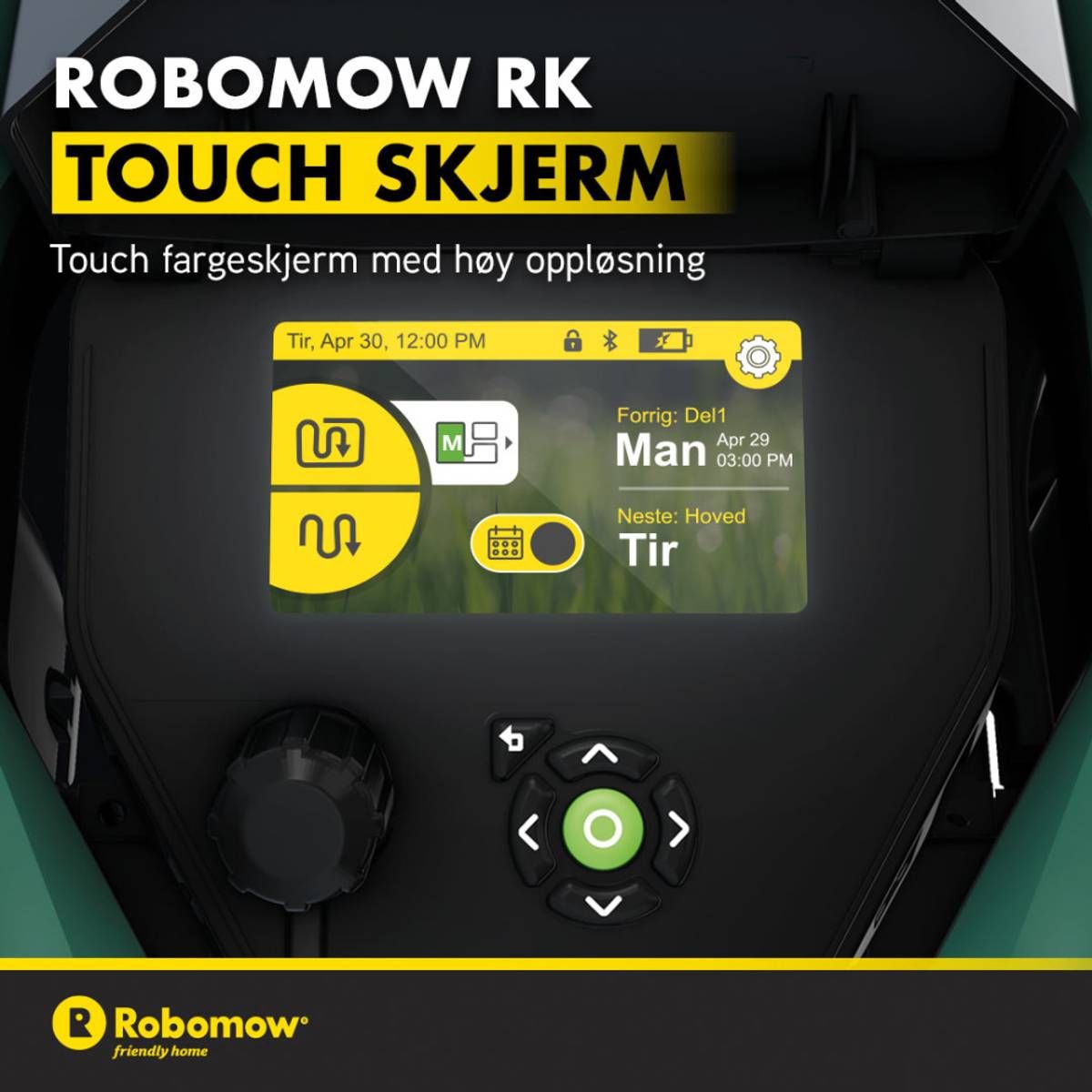 Robotklipper Robomove RK1000 - Testvinner