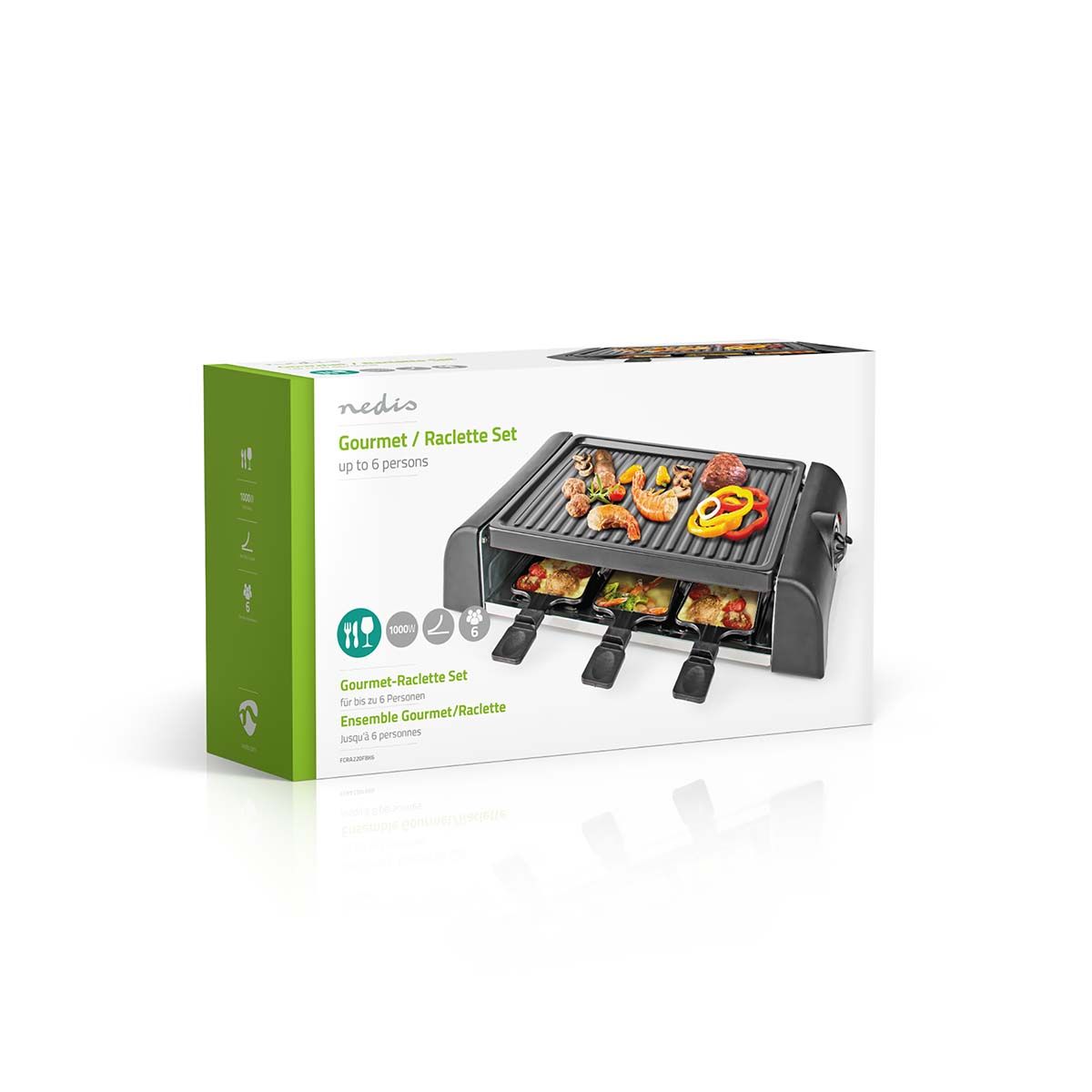 Gourmet Raclette Grill - Til Hele 6 personer