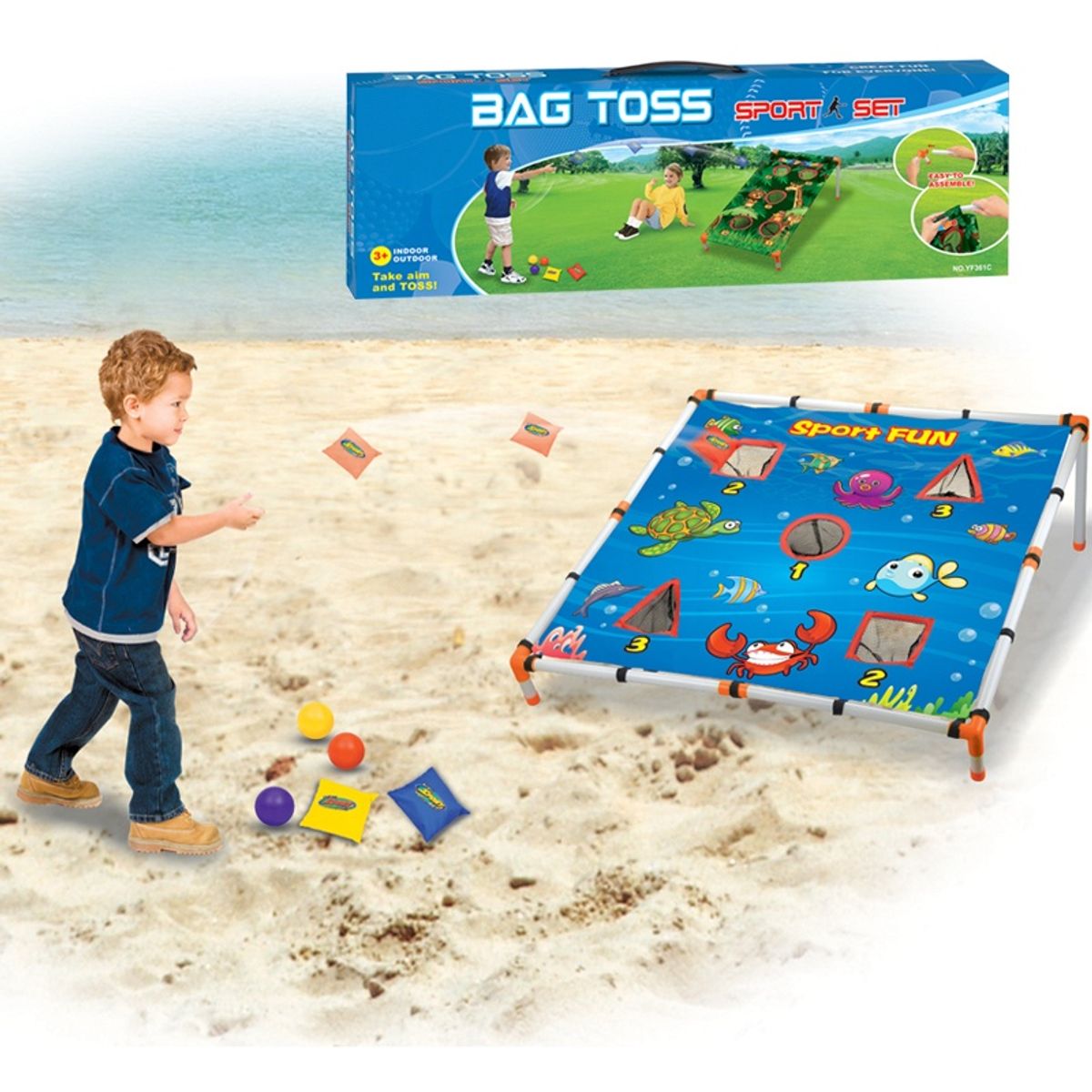 Kastespill med erteposer - Beanbag spill