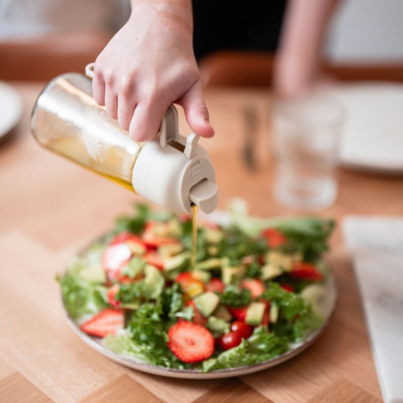Matoljespray 2-i-1 Dusj & Helle 470ml (2-Pakning) – Perfekt til Airfryer, Pizza og salater