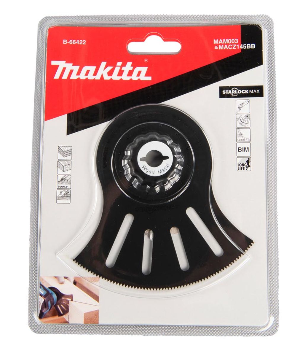 Makita Segmentsagblad 100 mm BiM Starlock Max Tre/Metall B-66422