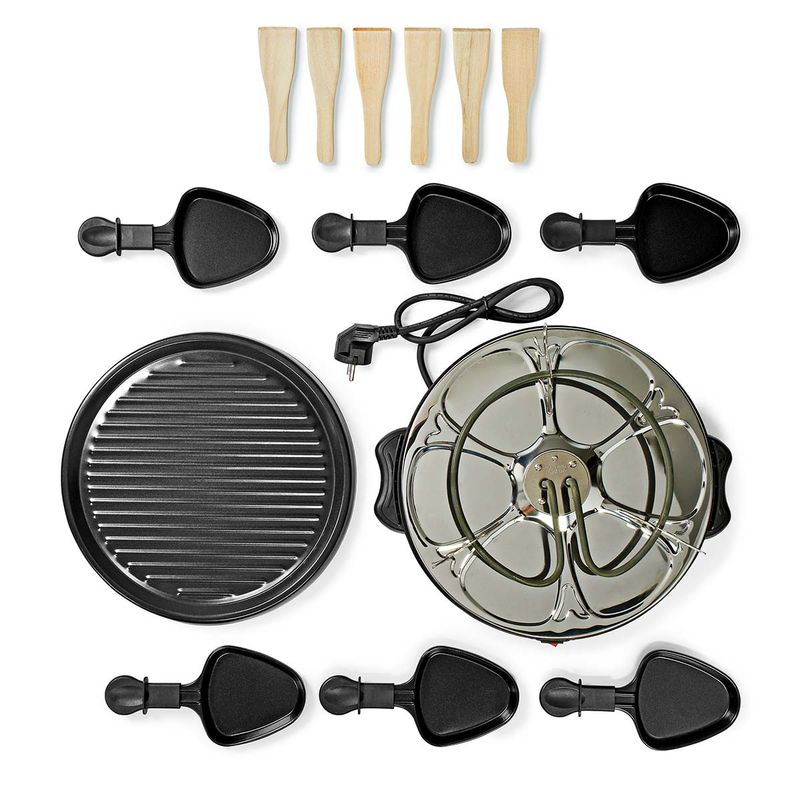 Gourmet Raclette Grill Rund For Opptil 6 Personer