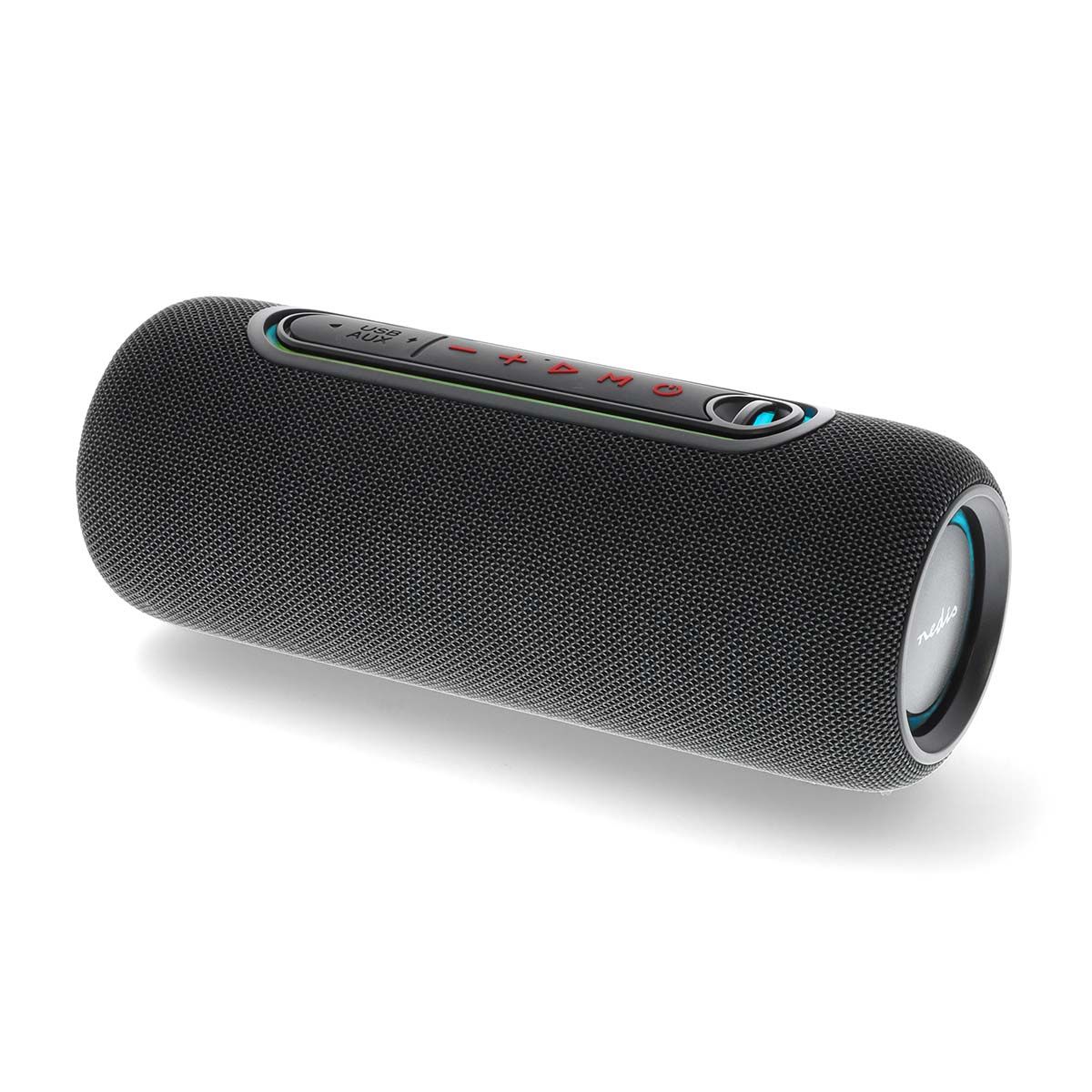 Bluetooth Høyttaler i Stereo - 30 Watt med innebygget Mikrofon og LED-Lys - Nedis