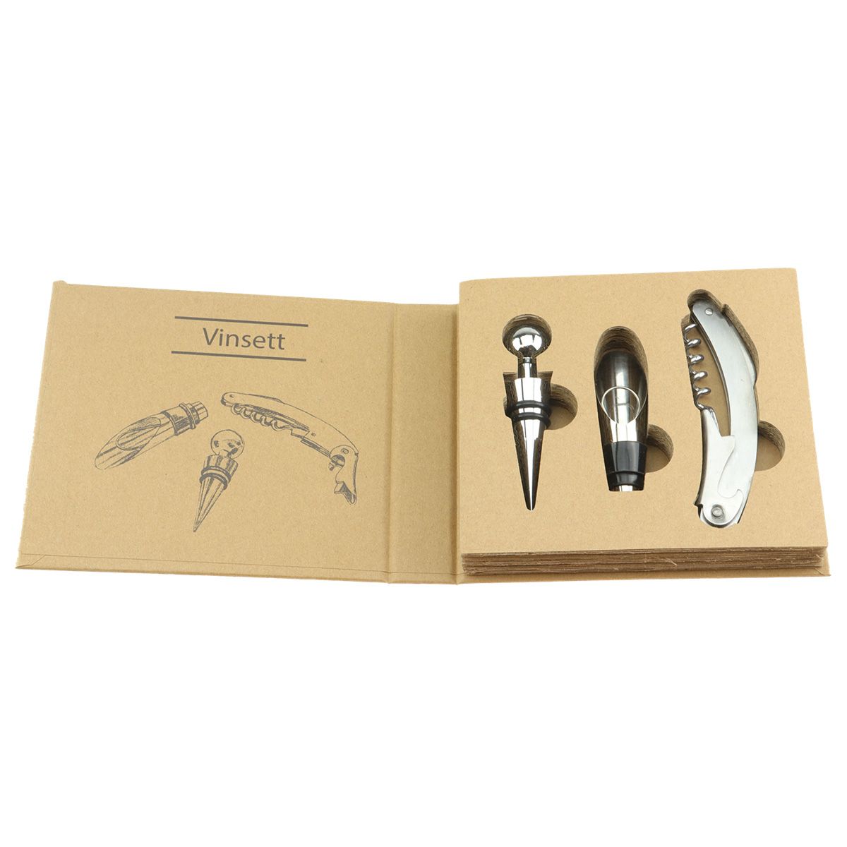 Vinsett - Gavesett 3 Deler