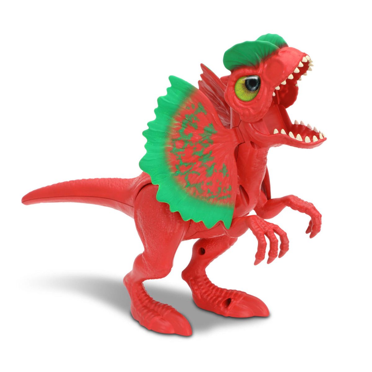 Dinosaur Dilophosaurus lekefigur- Kan bøye seg og bite - 26 cm - Dinos Unleashed