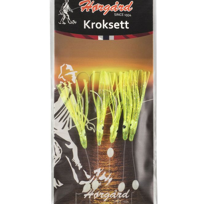 Hovedbilde Kroksett - Hørgård Miniblekksprut Gul