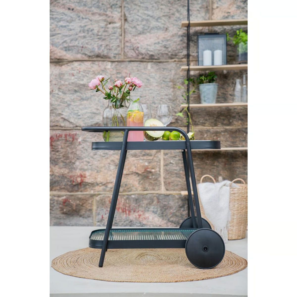 Serveringsvogn - Støttebord - Elegant & Praktisk Avlastningsbord