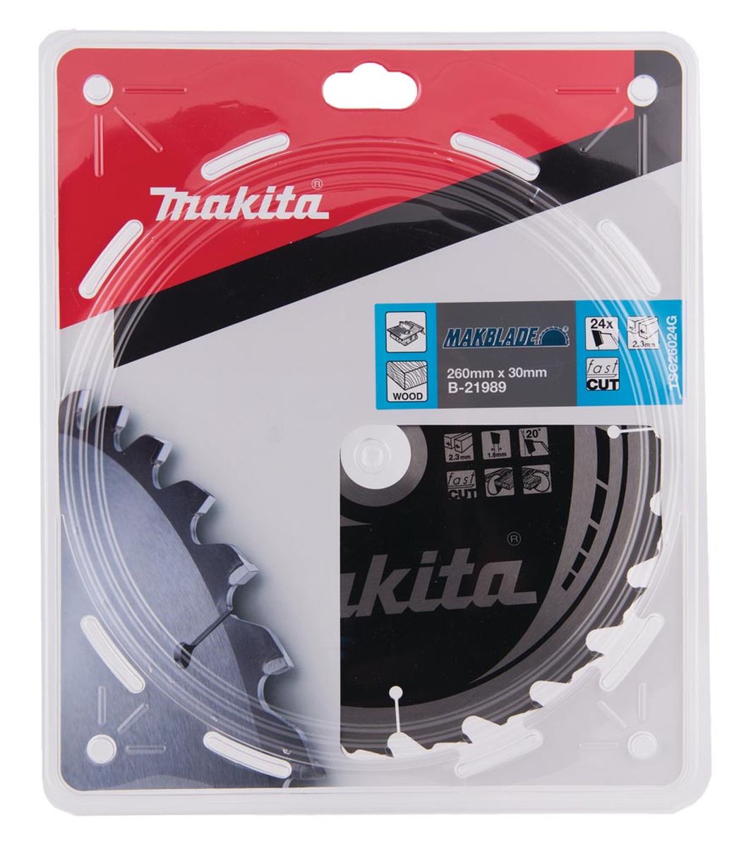 Makita Sirkelsagblad Makblade 260 mm Tre B-21989