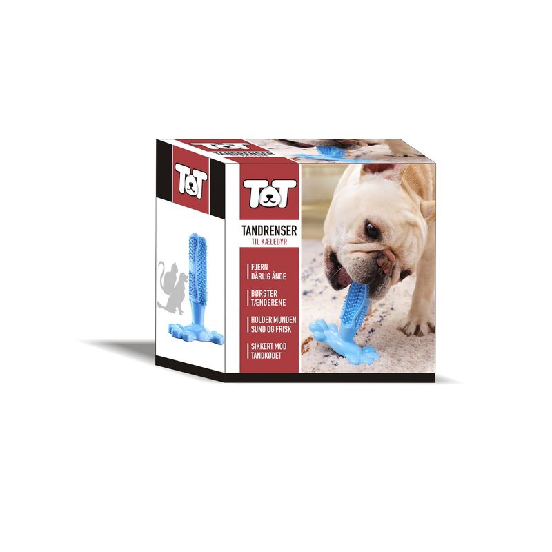 Tannrenser & Biteleke til Hund – Skånsom Tannbørste for Små og Mellomstore Hunder