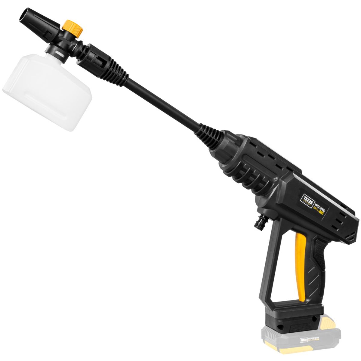 Texas høytrykkspyler batteri 20V WGX2000 u/bat og lader 90063295