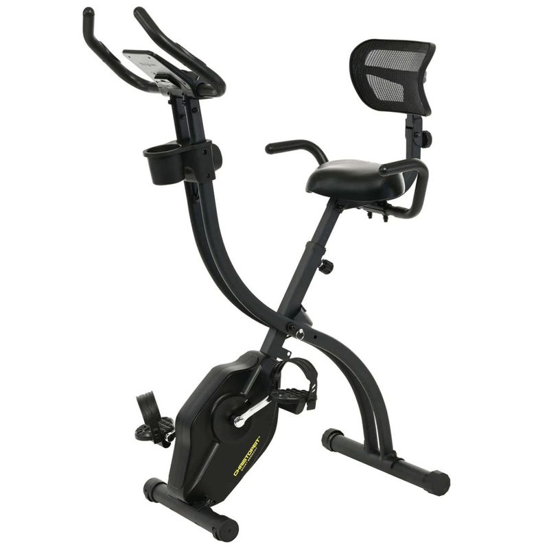 Sammenleggbar trimsykkel med ryggstøtte - 14 motstandsnivåer - S-Bike Velo Fit