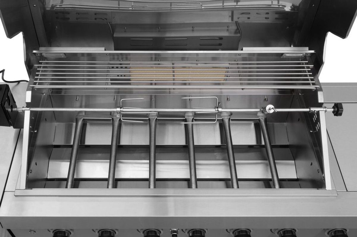 Utekjøkken Ametist 6+2 i Rustfritt Stål fra Mustang - Inkludert Kjøleskap og Vannkran