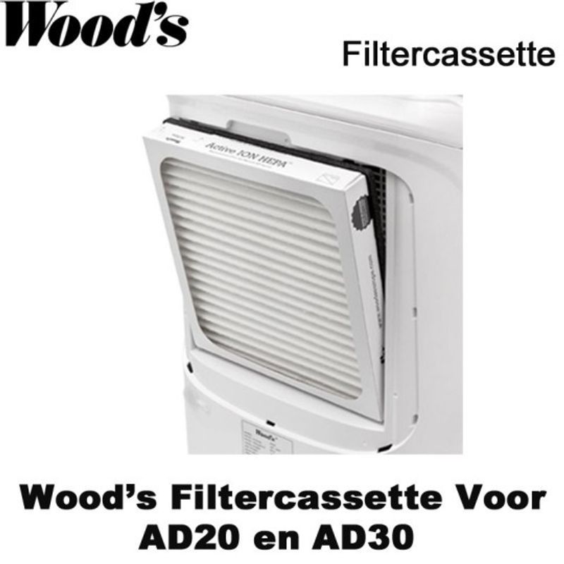 Woods Aktive ION HEPA Filter Til AD20 og AD30