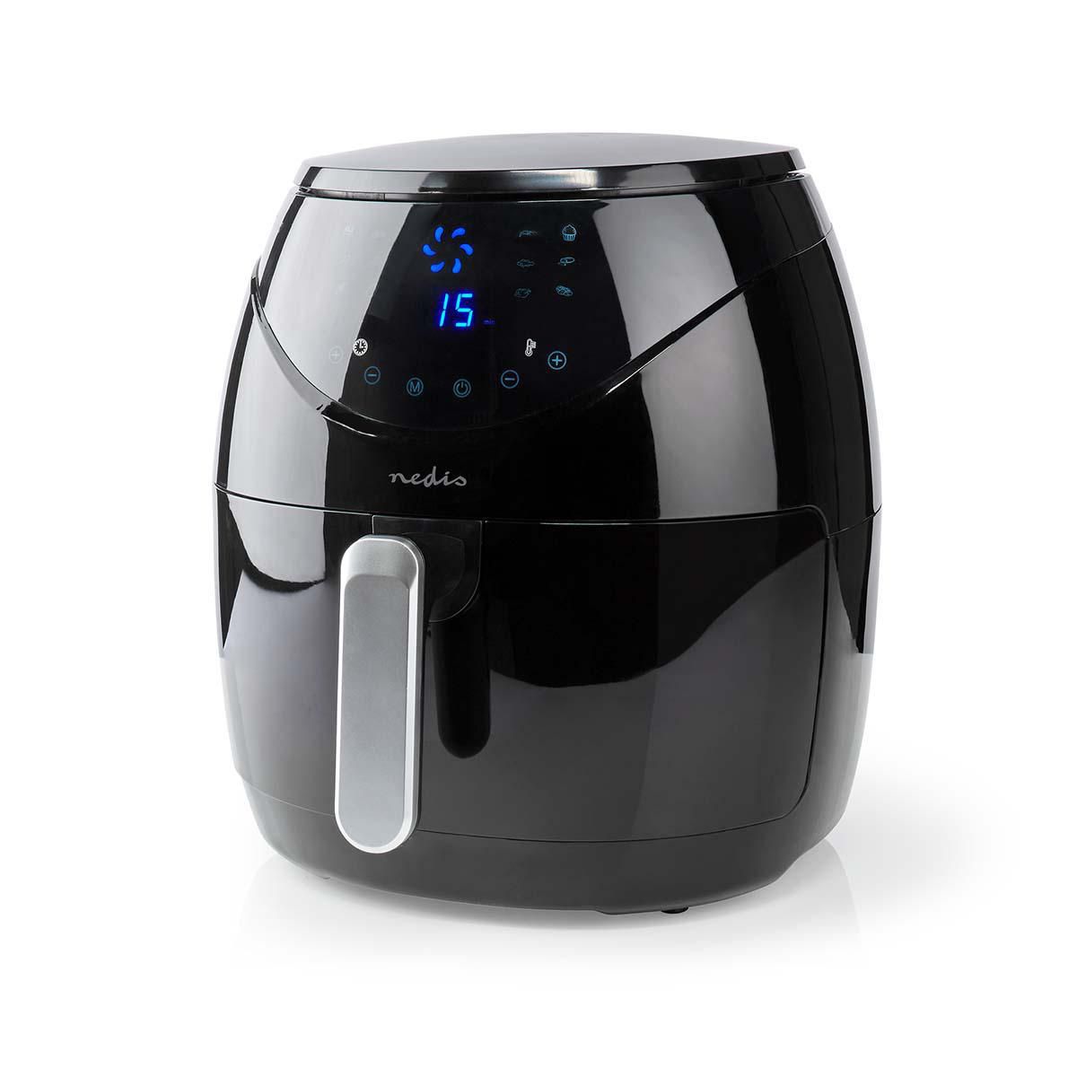Frityr Med Varmluft XXL på 6,5 Liter - 1800 Watt  Digital Airfryer  - Nedis