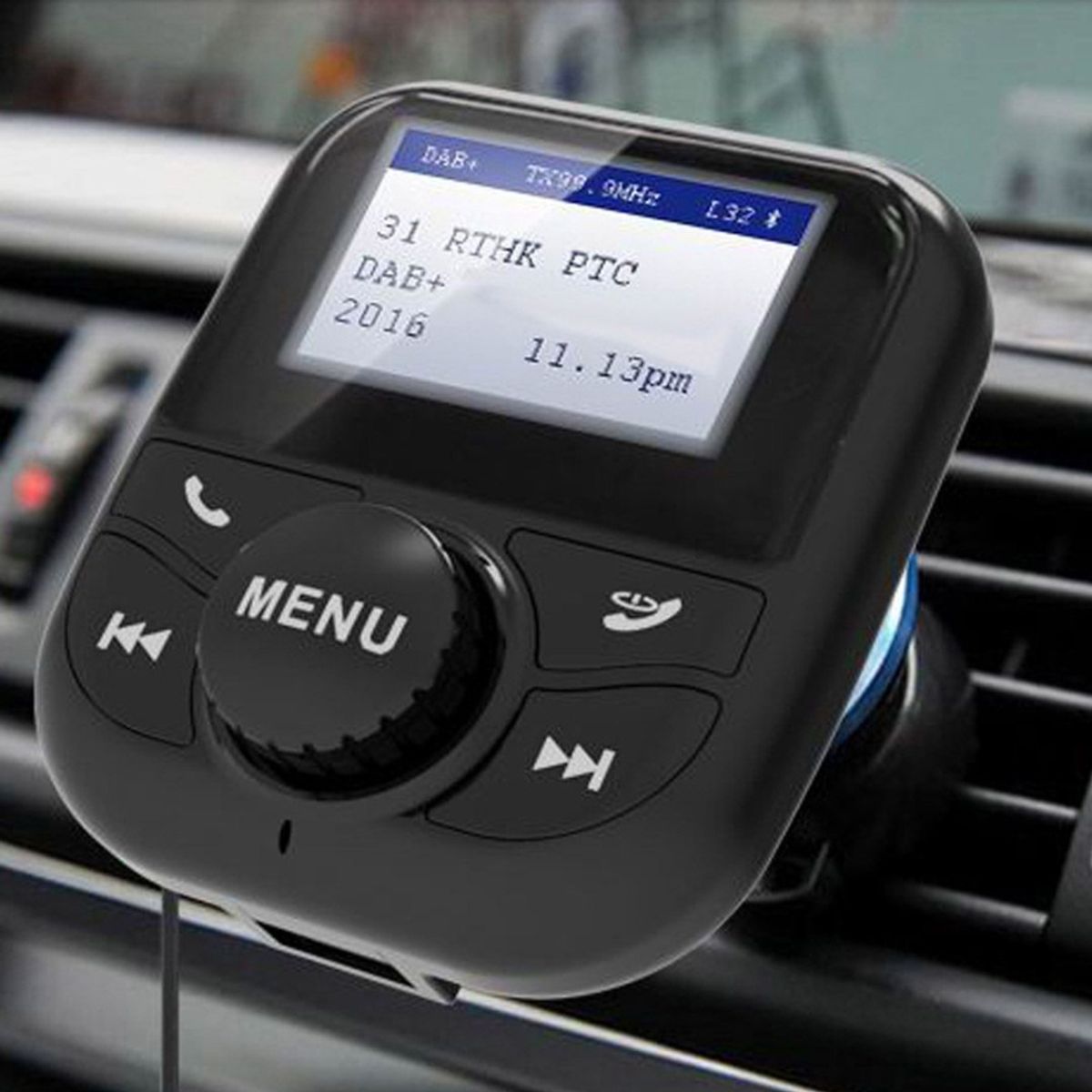 DAB+ Adapter med Bluetooth, Aux og Handsfree oppkobling