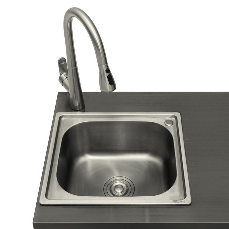 Gassgrill Black Diamond 6+2 Utekjøkken, Med Kjøleskap Og Vannkran - Mustang