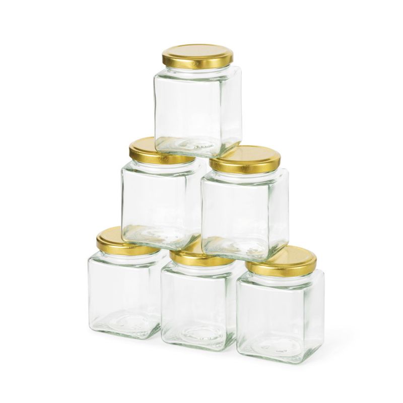 Krydderglass i Sett med 6 stk på 8x6x6cm